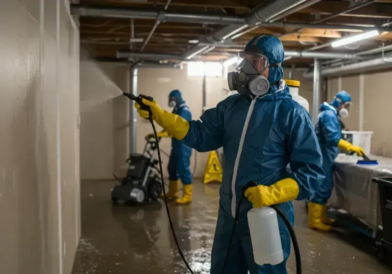 Basement Sanitization and Antimicrobial Treatment process in Lemmon, SD